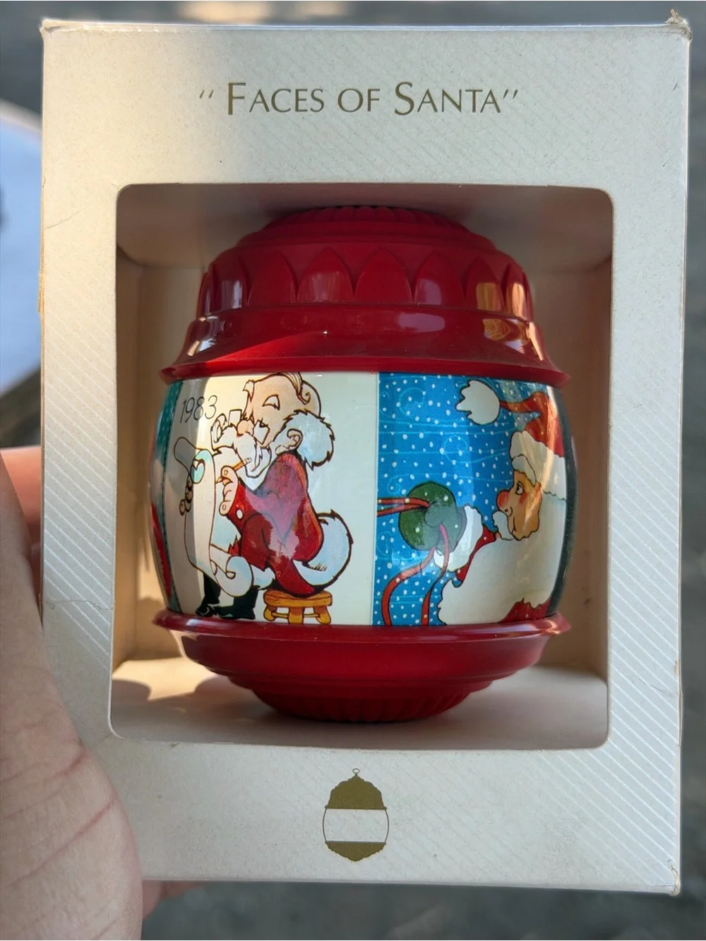Hallmark Red Santa Vintage-Style Keepsake Ornament